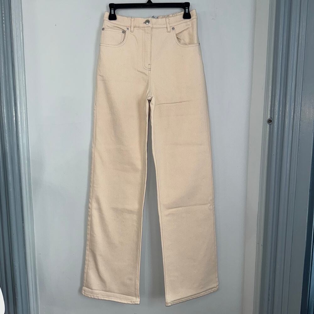 Thakoon High Waisted Denim Pant Size 4 NWT